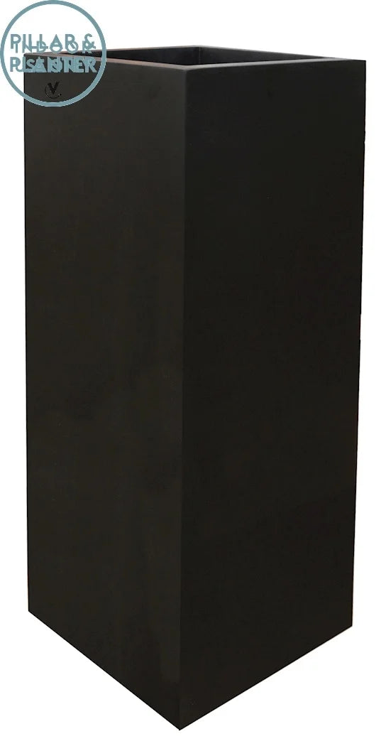 Pearl Plantenbak Zwart Matte – L35 x B35 x H100 cm