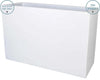 Chicago Plantenbak op Wielen Wit – L100 x B40 x H80cm