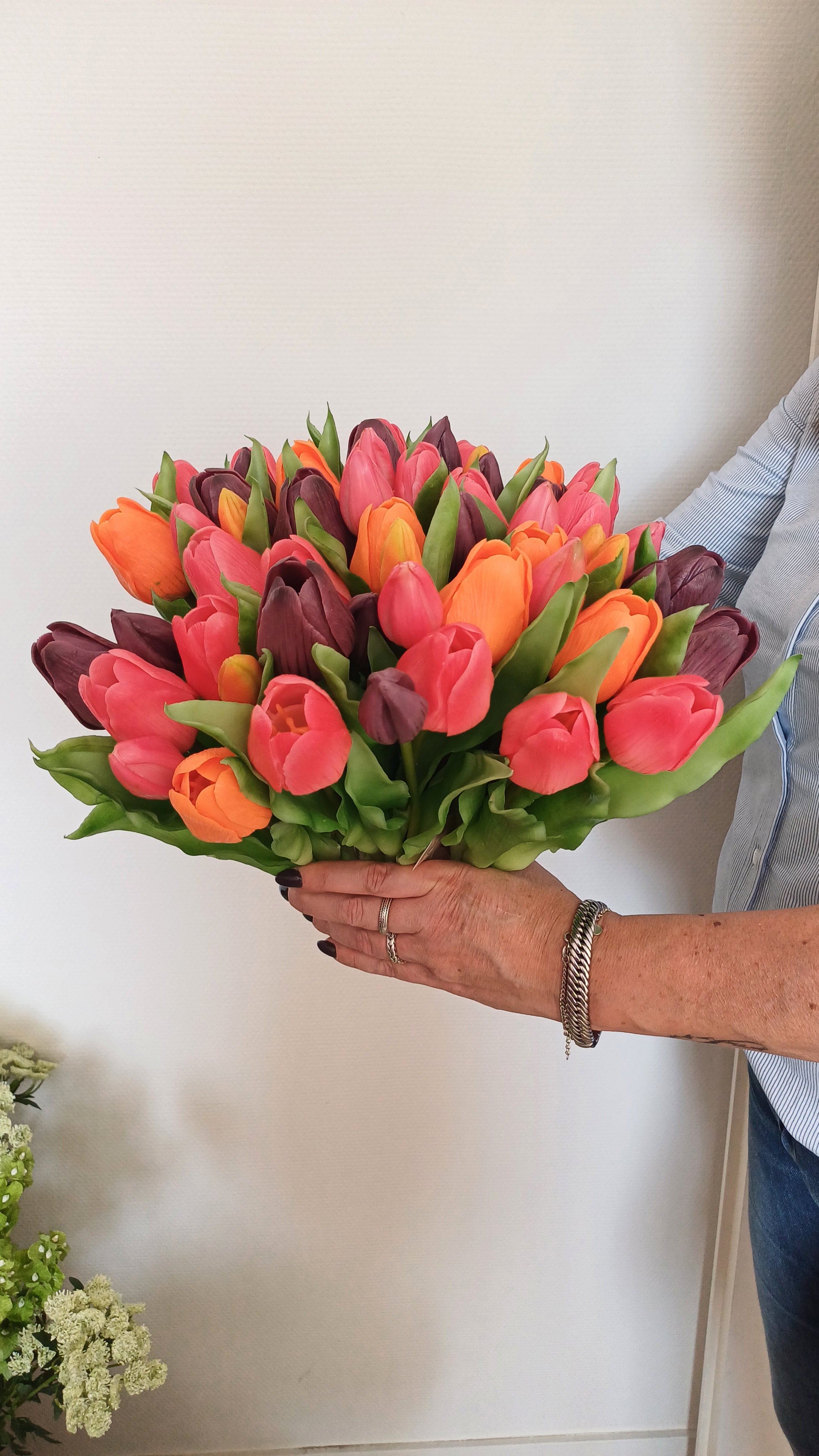 Zijden tulpen boeket | Bont |