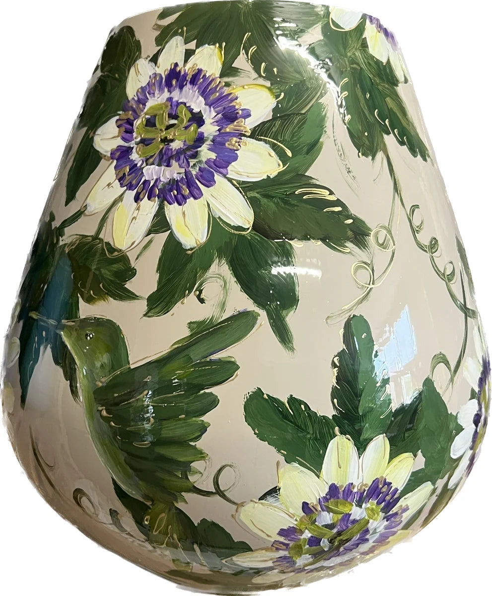 Vaas Tasman Passiflora Beige Ø26