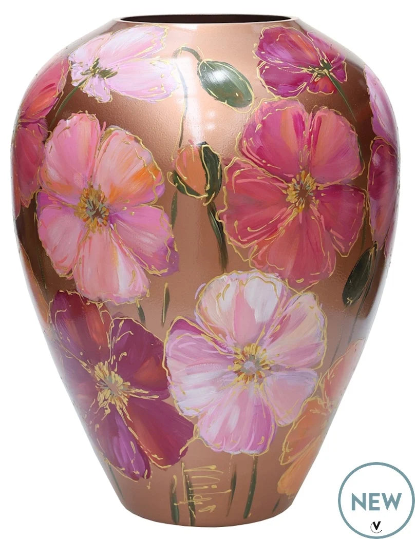 Kander Vaas Papaver Brons Ø27,5