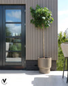 Fiberstone Pot Roskilde Taupe –  Large Ø37