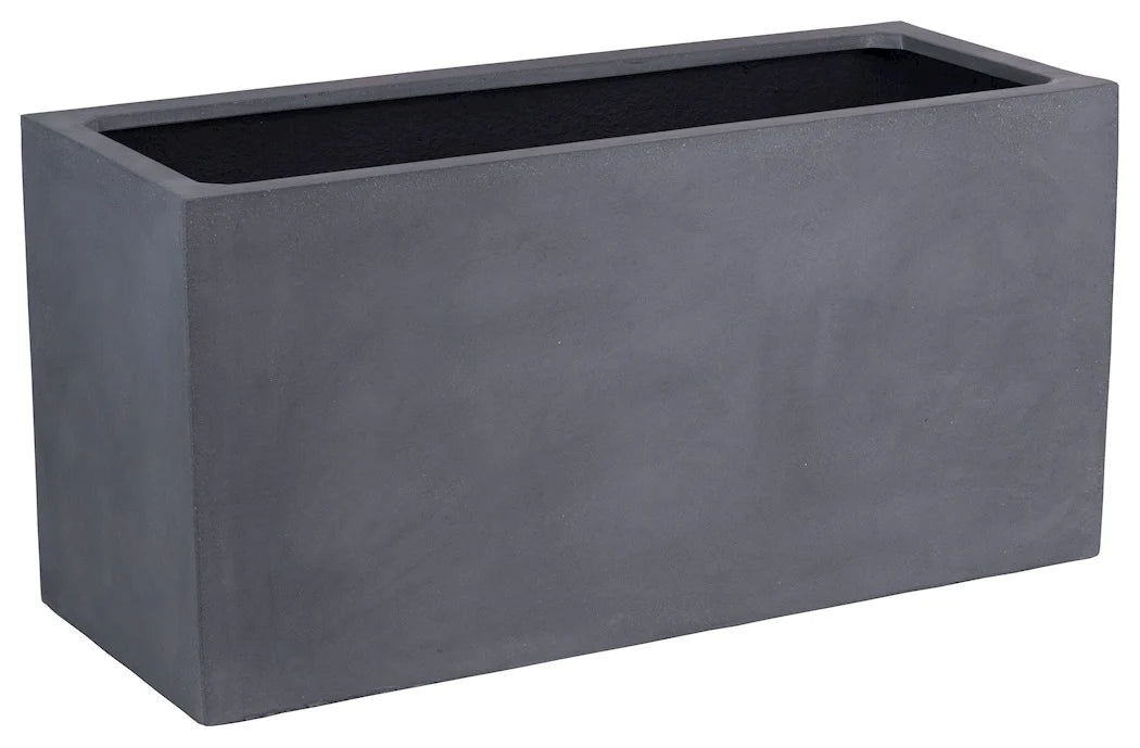 Indiana Plantenbak Grijs Matte – L80 x B30 x H40 cm