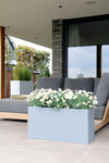 Indiana Plantenbak Grijs Matte – L80 x B30 x H40 cm