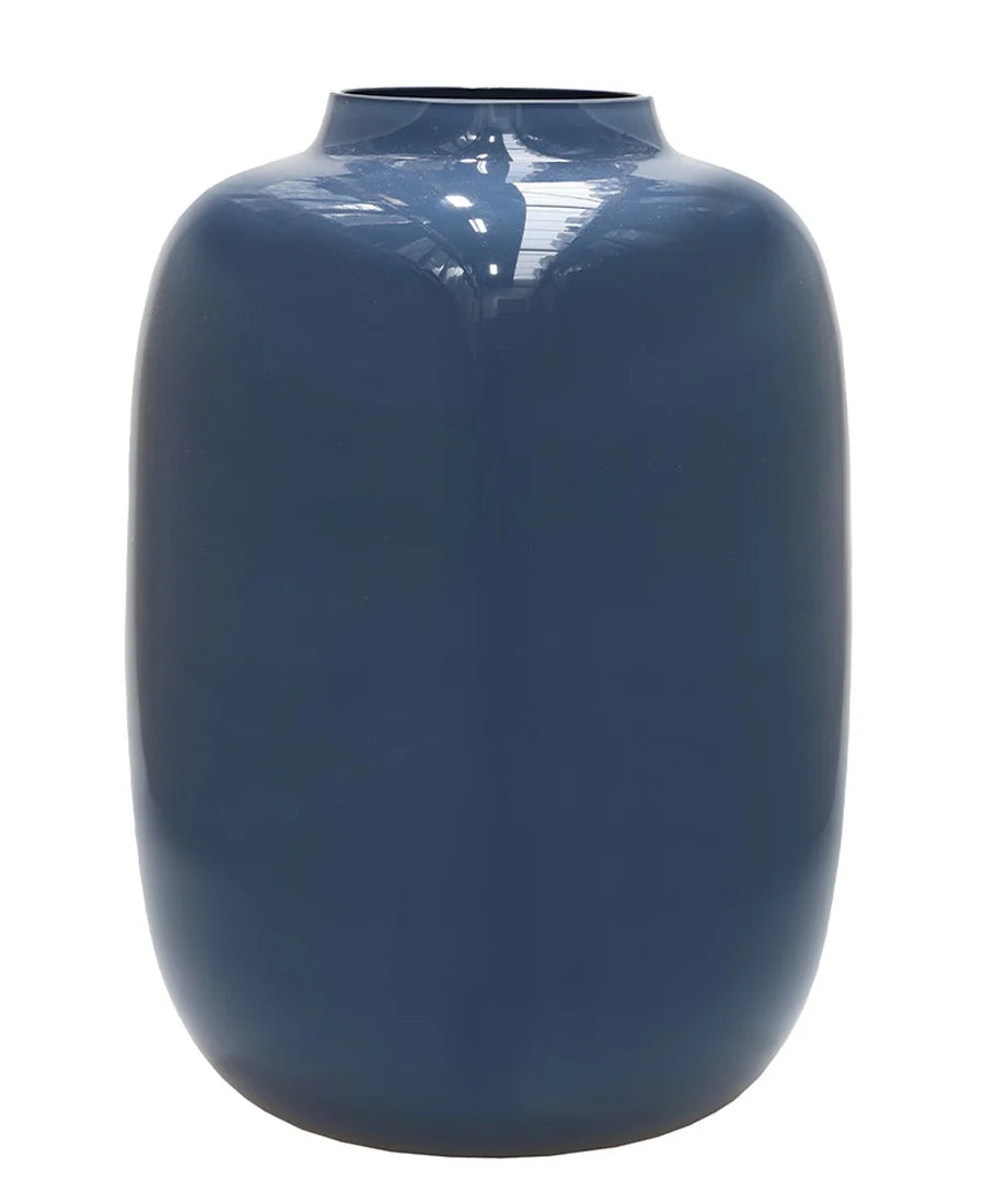 Kara Vaas Donker Blauw-grijs Ø25