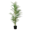 Areca palm h145cm groen Zijden plant