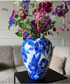 Kander Vaas Rozenbottel Delfts Blauw Ø27,5