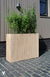 Sumatra Plantenbak Beige Stripe – L100 x B35 x H80 cm