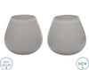 Glazen Vaas Tasman Ivory – Extra Small Ø12,5